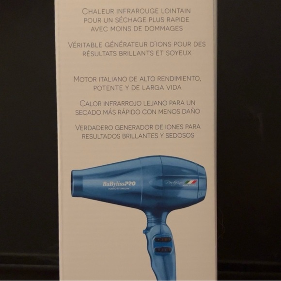 BaByliss Pro Nano Titanium Blow Dryer - Picture 6 of 9